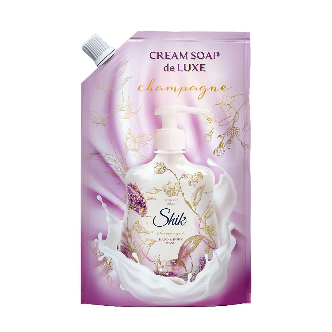 Рідке крем-мило Shik Cream Soap Perfume Champagne, 900 г (дойпак)